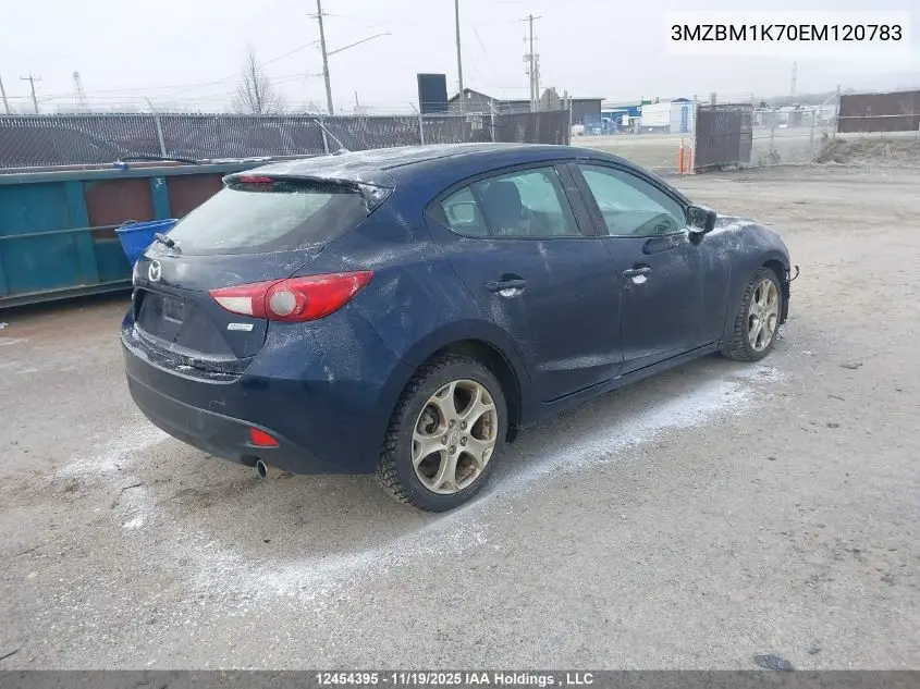 3MZBM1K70EM120783 2014 Mazda Mazda3 Gx-Sky