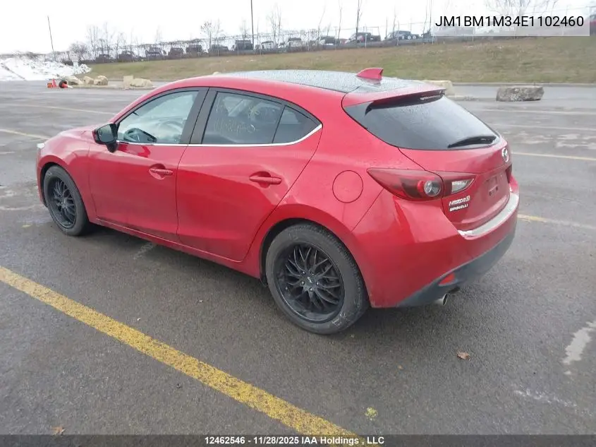 JM1BM1M34E1102460 2014 Mazda 3 Grand Touring
