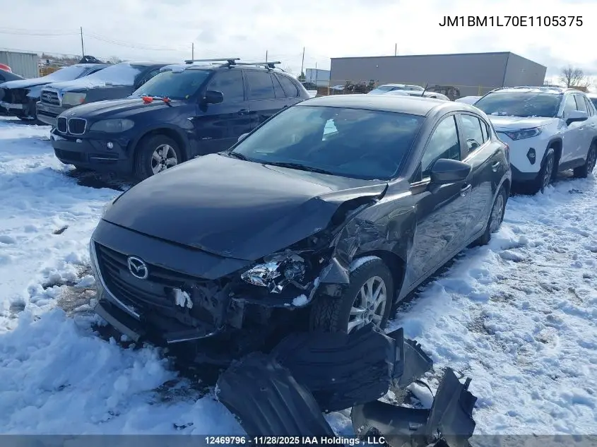 JM1BM1L70E1105375 2014 Mazda Mazda3 Gs-Sky