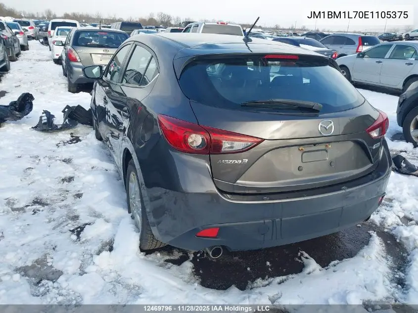 JM1BM1L70E1105375 2014 Mazda Mazda3 Gs-Sky