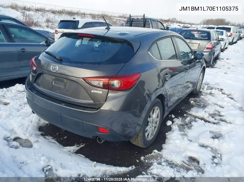 JM1BM1L70E1105375 2014 Mazda Mazda3 Gs-Sky