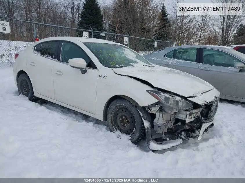 3MZBM1V71EM119489 2014 Mazda 3 Touring