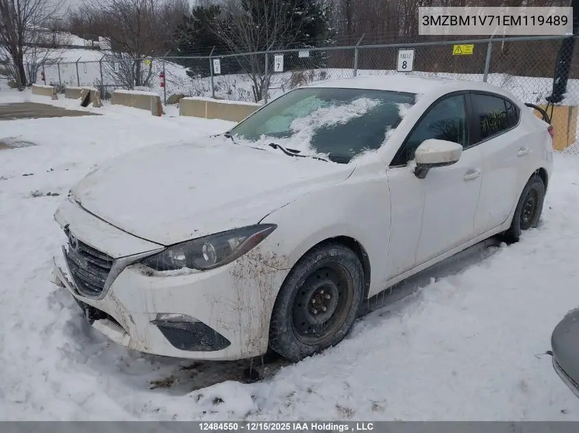 3MZBM1V71EM119489 2014 Mazda 3 Touring