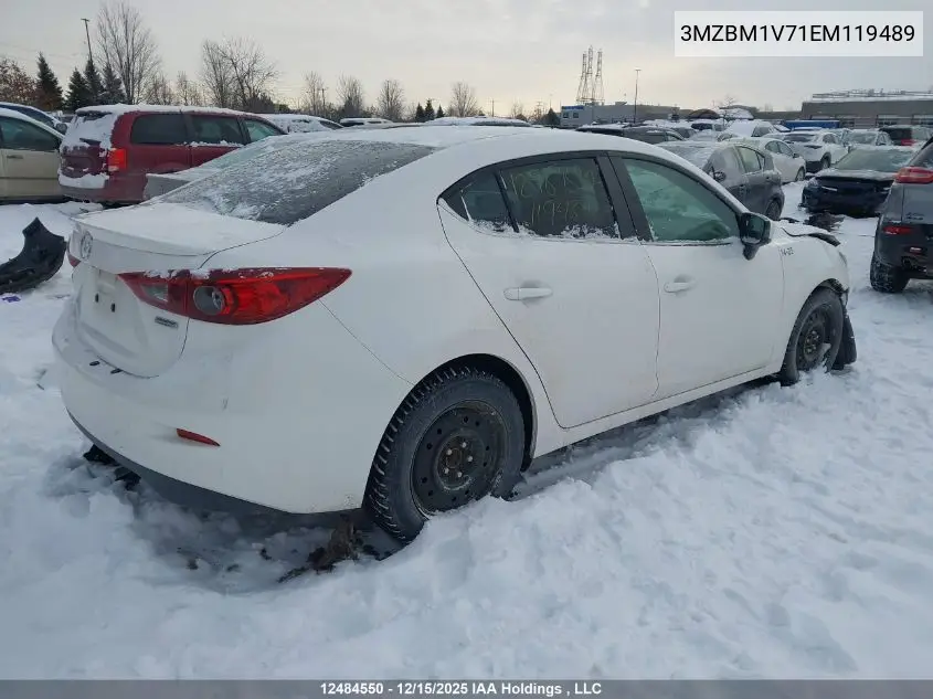 3MZBM1V71EM119489 2014 Mazda 3 Touring