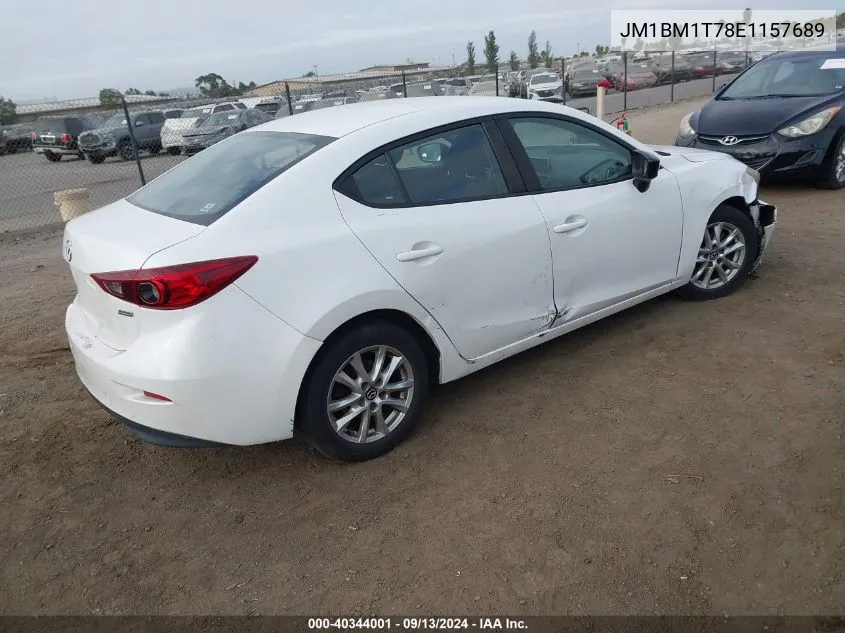 JM1BM1T78E1157689 2014 Mazda 3 Sv