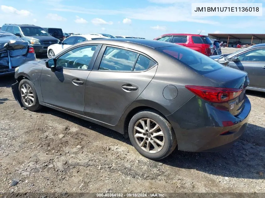 JM1BM1U71E1136018 2014 Mazda 3 Sport