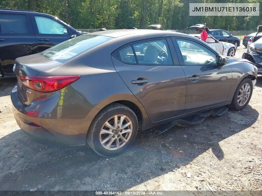 JM1BM1U71E1136018 2014 Mazda 3 Sport