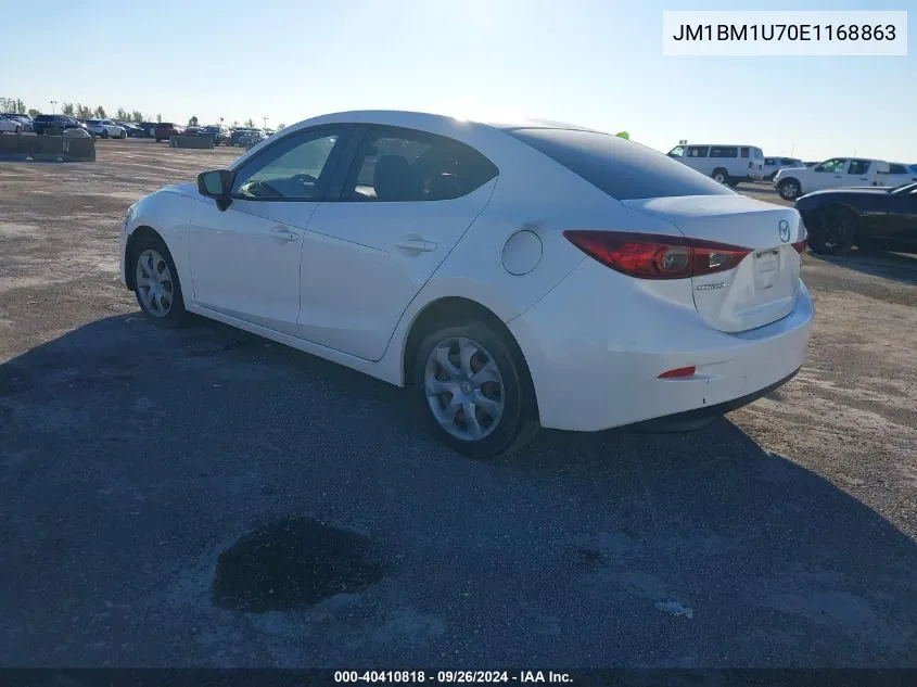 JM1BM1U70E1168863 2014 Mazda Mazda3 I Sport