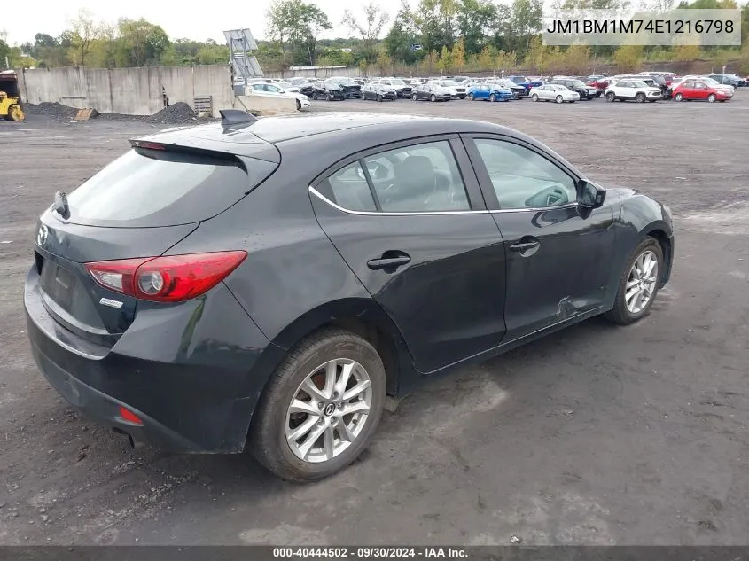 JM1BM1M74E1216798 2014 Mazda 3 Grand Touring