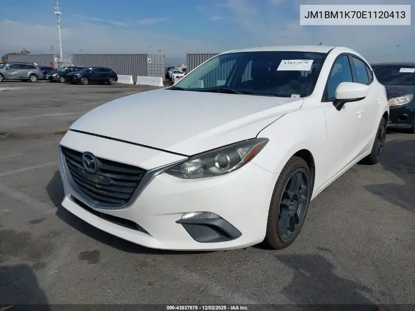 JM1BM1K70E1120413 2014 Mazda Mazda3 I Sport