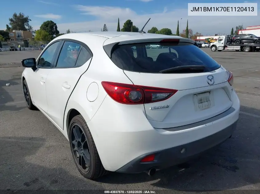 JM1BM1K70E1120413 2014 Mazda Mazda3 I Sport
