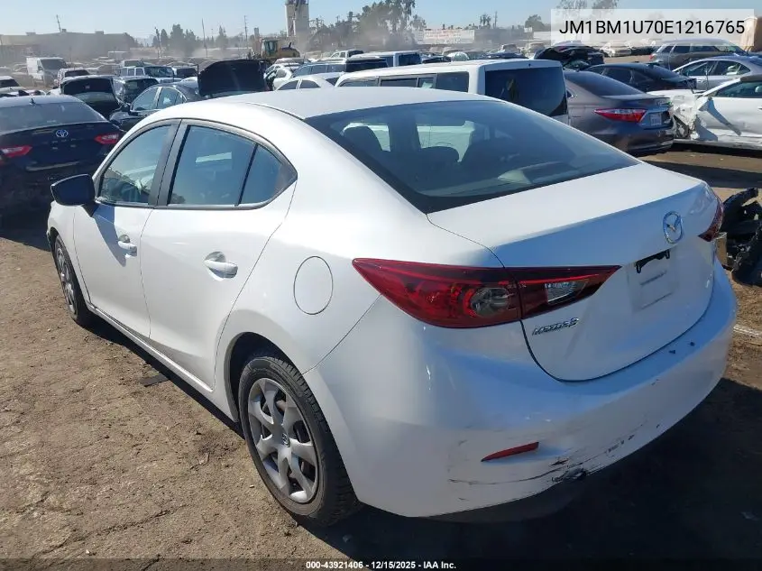JM1BM1U70E1216765 2014 Mazda Mazda3 I Sport