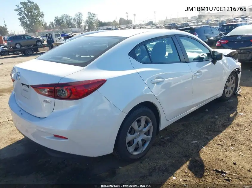 JM1BM1U70E1216765 2014 Mazda Mazda3 I Sport