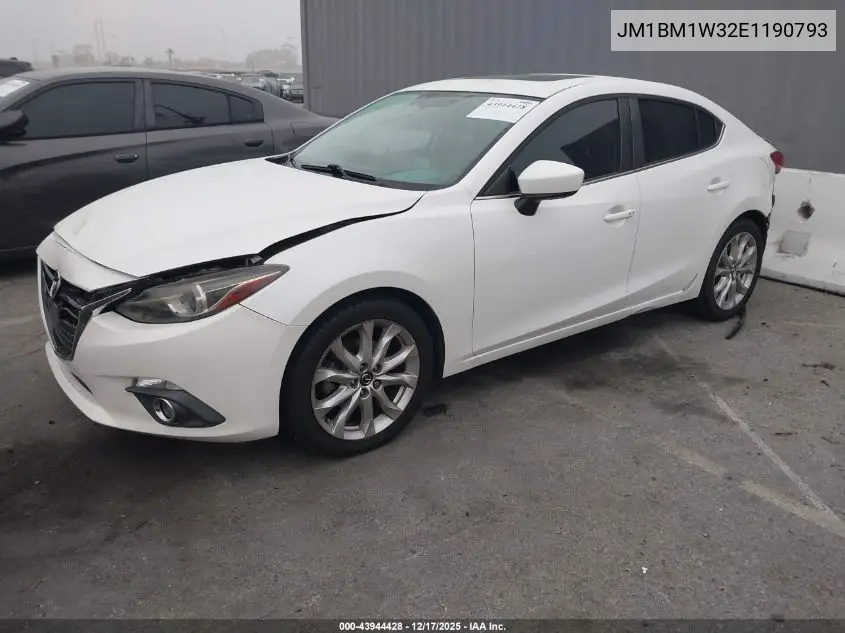 JM1BM1W32E1190793 2014 Mazda Mazda3 S Grand Touring