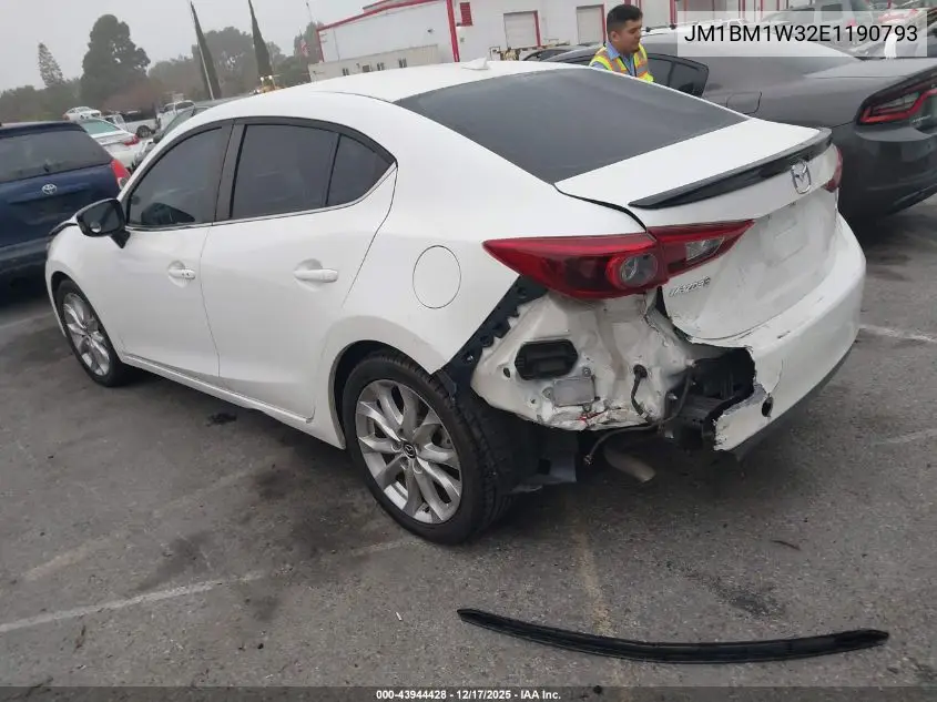 JM1BM1W32E1190793 2014 Mazda Mazda3 S Grand Touring