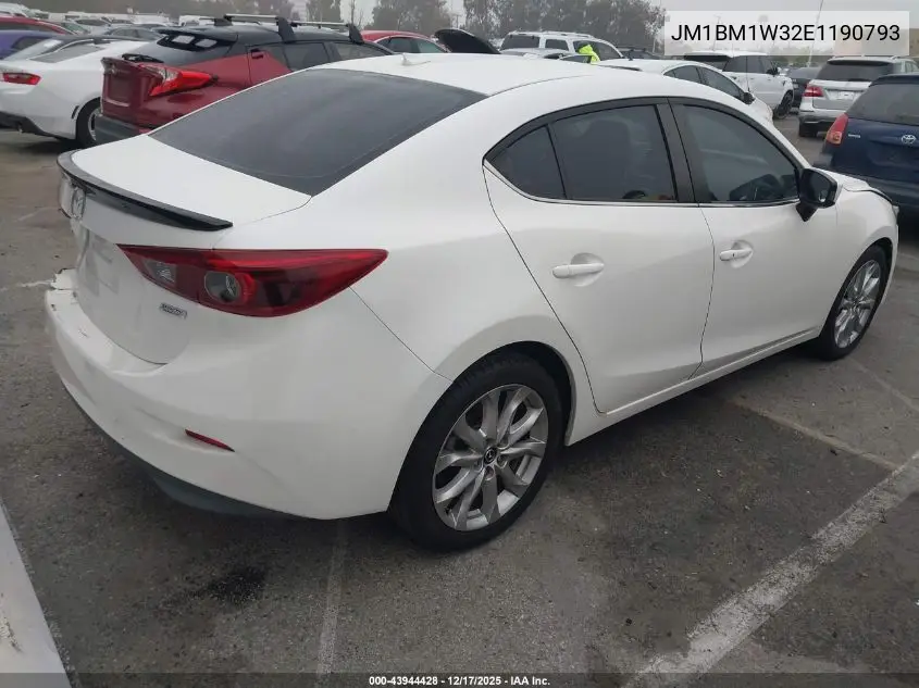 JM1BM1W32E1190793 2014 Mazda Mazda3 S Grand Touring