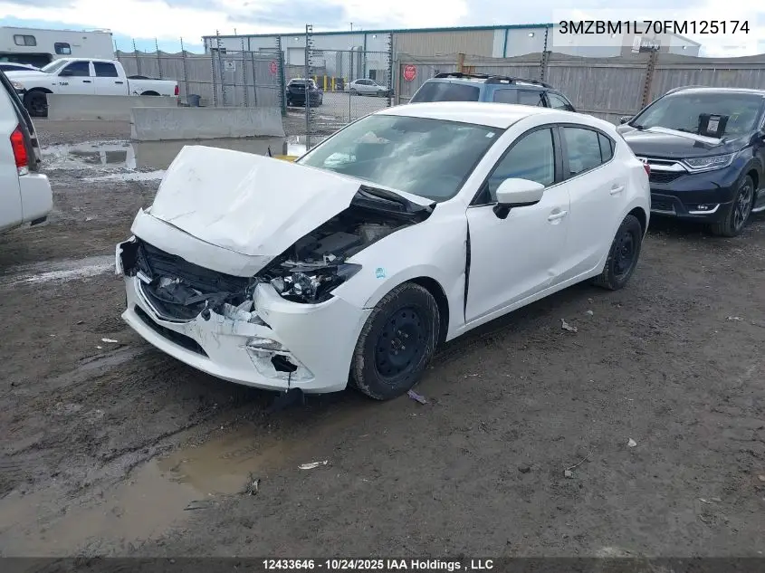 3MZBM1L70FM125174 2015 Mazda Mazda3 Gs