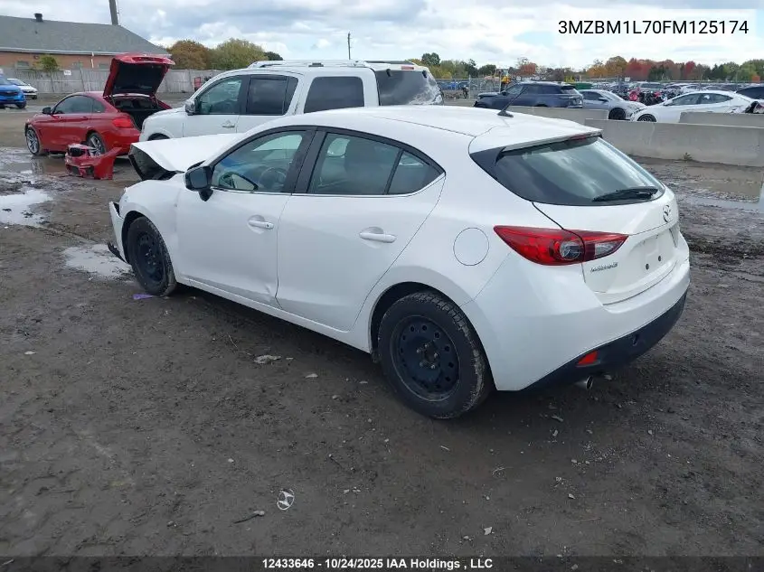 3MZBM1L70FM125174 2015 Mazda Mazda3 Gs