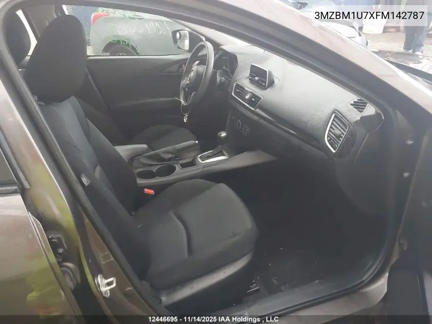 3MZBM1U7XFM142787 2015 Mazda Mazda3 Gx