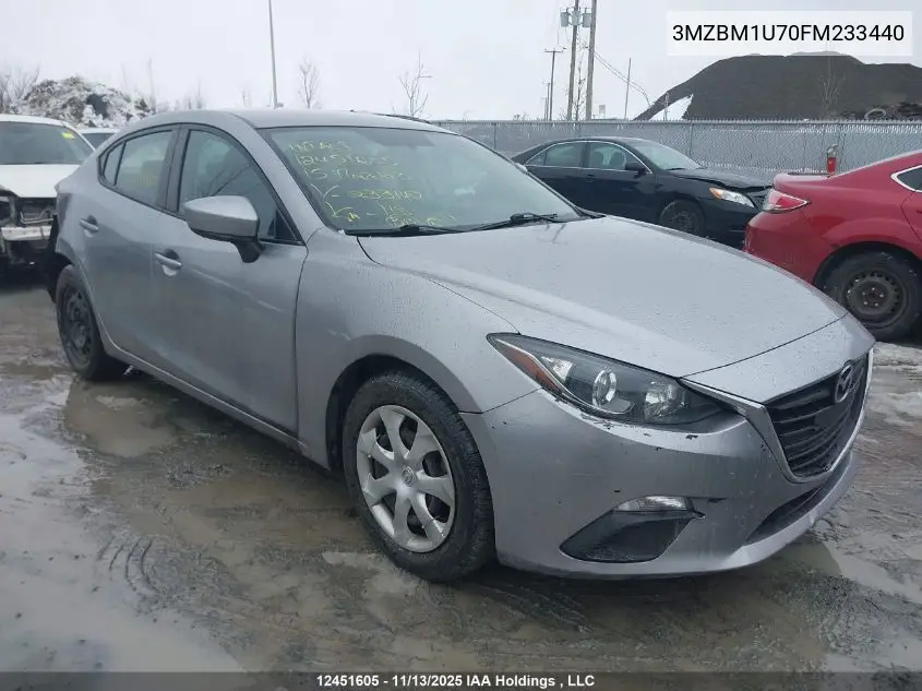 3MZBM1U70FM233440 2015 Mazda Mazda3