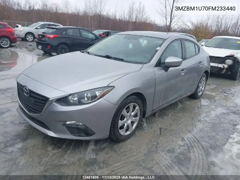 3MZBM1U70FM233440 2015 Mazda Mazda3