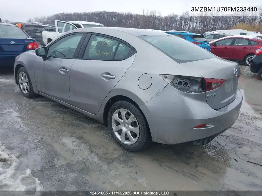3MZBM1U70FM233440 2015 Mazda Mazda3