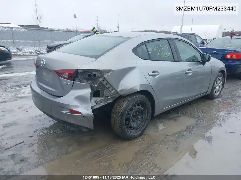 3MZBM1U70FM233440 2015 Mazda Mazda3