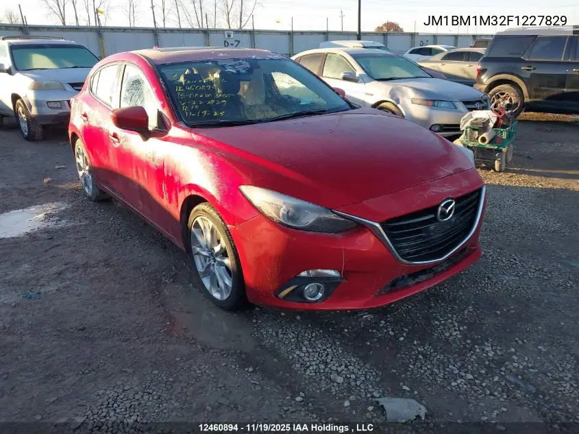 JM1BM1M32F1227829 2015 Mazda Mazda3 Gt