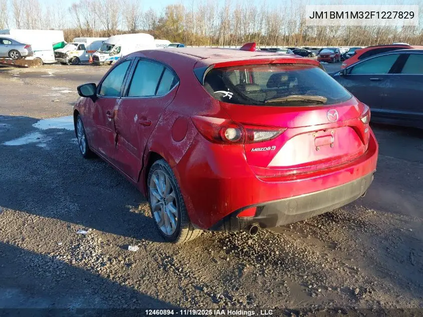 JM1BM1M32F1227829 2015 Mazda Mazda3 Gt