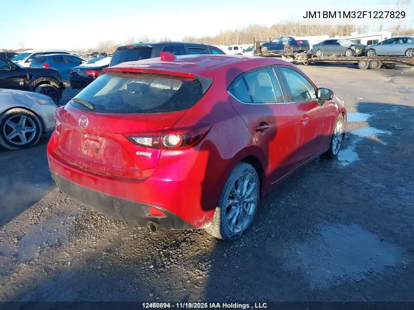 JM1BM1M32F1227829 2015 Mazda Mazda3 Gt