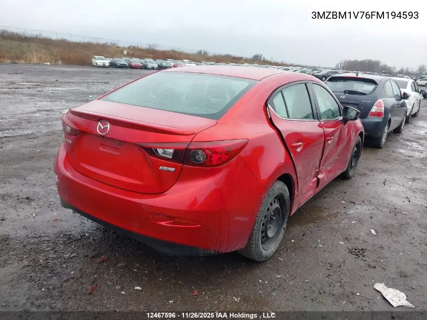 3MZBM1V76FM194593 2015 Mazda Mazda3
