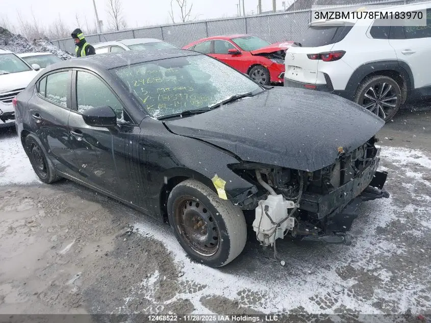 3MZBM1U78FM183970 2015 Mazda 3 Sport