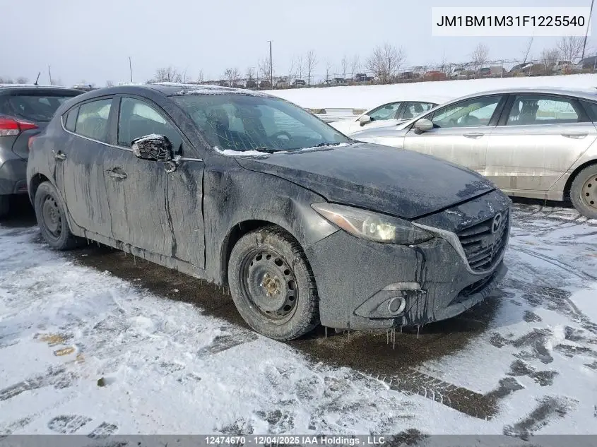 JM1BM1M31F1225540 2015 Mazda Mazda3 Gt