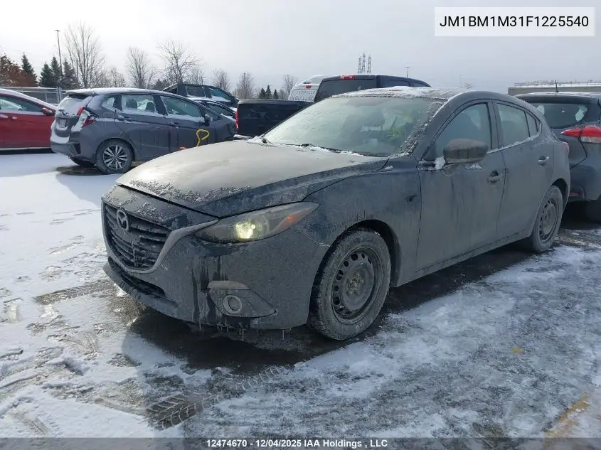 JM1BM1M31F1225540 2015 Mazda Mazda3 Gt