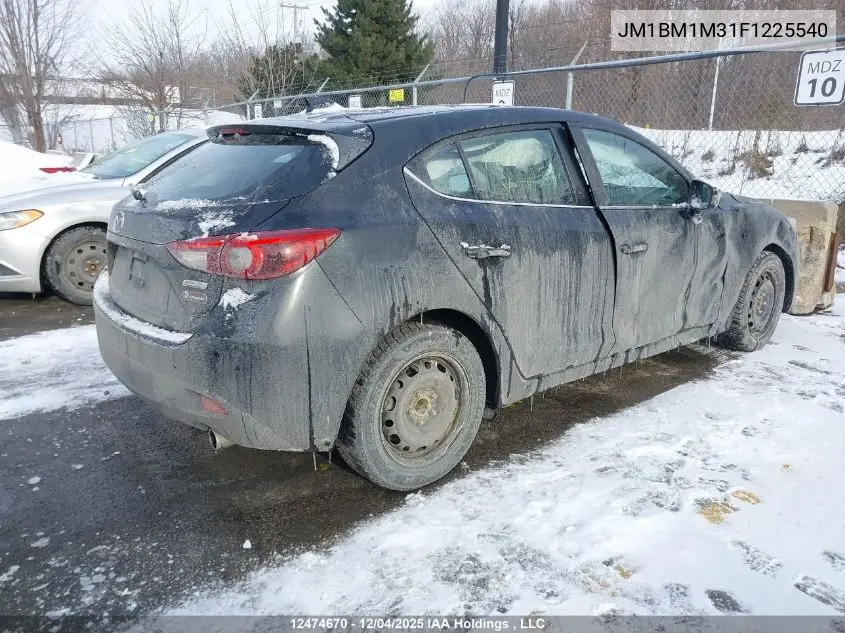 JM1BM1M31F1225540 2015 Mazda Mazda3 Gt