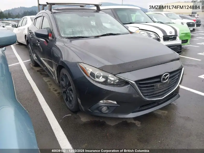 3MZBM1L74FM124884 2015 Mazda 3 Touring