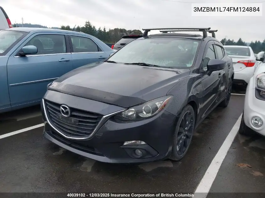 3MZBM1L74FM124884 2015 Mazda 3 Touring