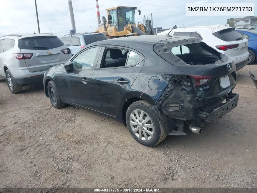 3MZBM1K76FM221733 2015 Mazda Mazda3 Sport