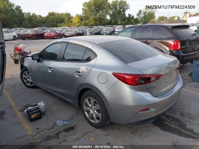 3MZBM1U79FM224509 2015 Mazda 3 Sport