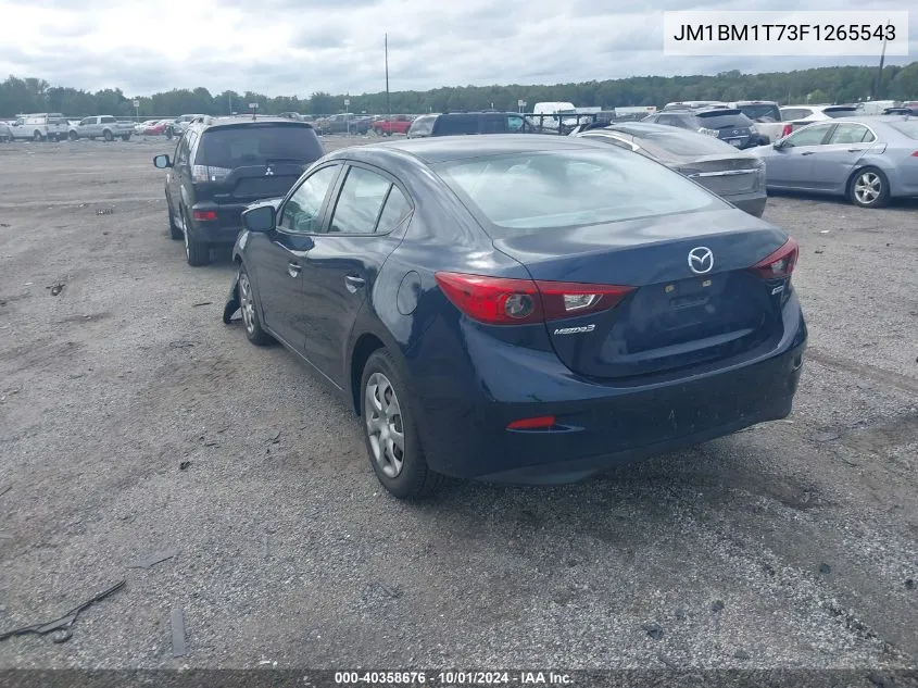 JM1BM1T73F1265543 2015 Mazda Mazda3 I Sv