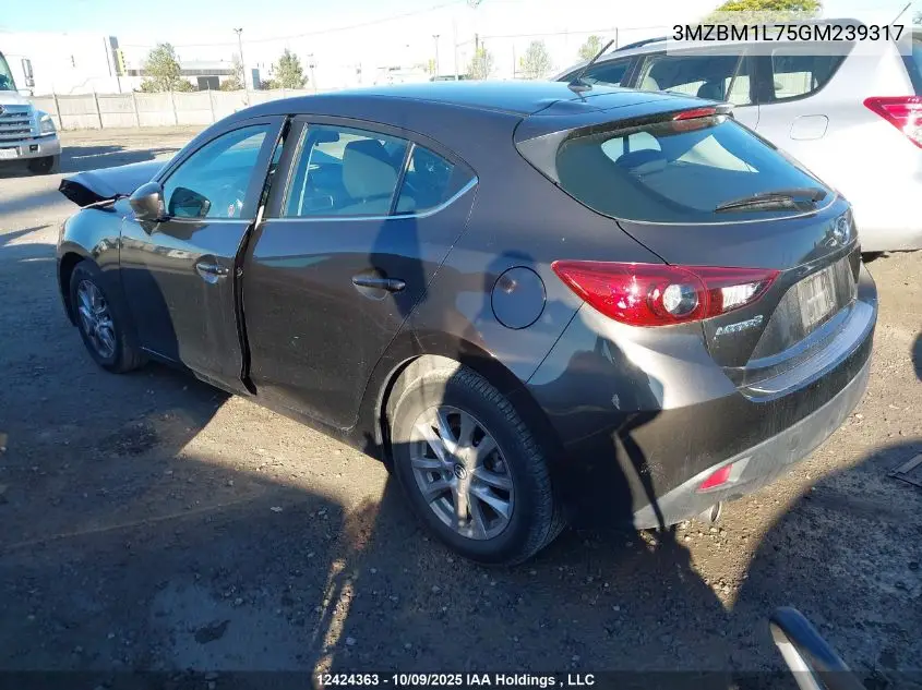 3MZBM1L75GM239317 2016 Mazda Mazda3 Gs