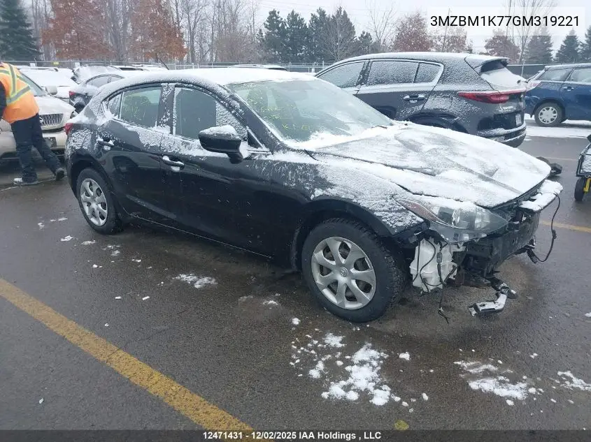 3MZBM1K77GM319221 2016 Mazda Mazda3 Gx