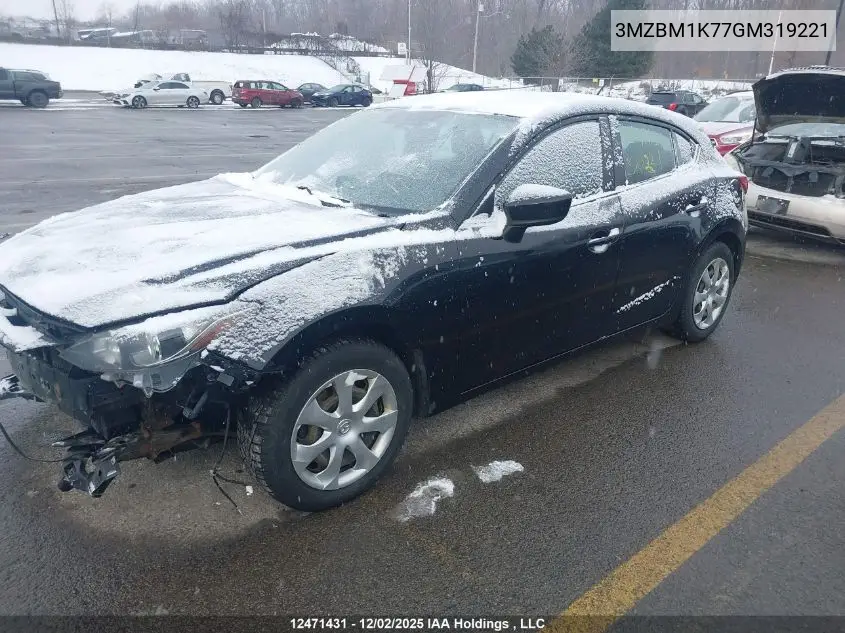 3MZBM1K77GM319221 2016 Mazda Mazda3 Gx