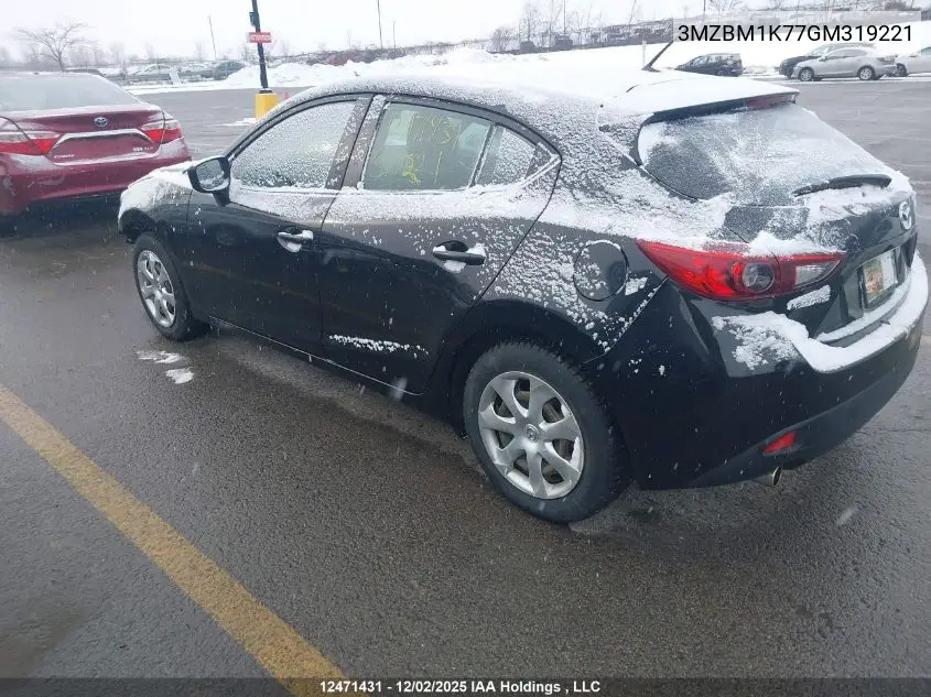3MZBM1K77GM319221 2016 Mazda Mazda3 Gx