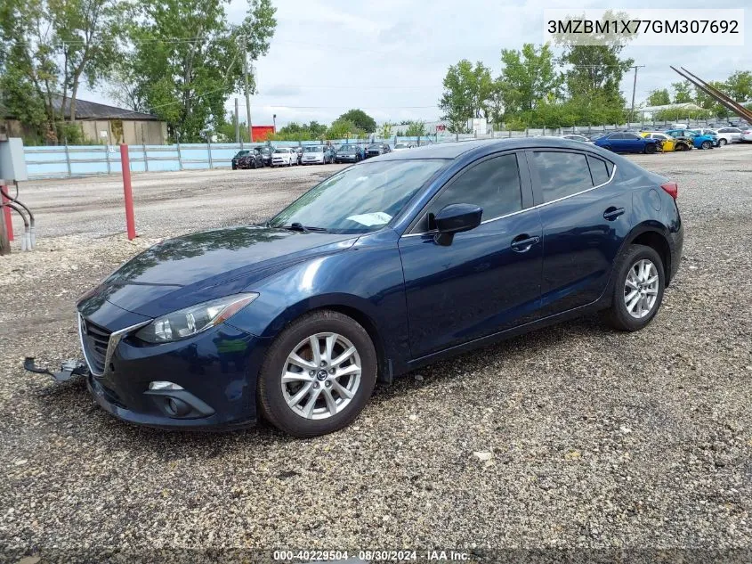 2016 Mazda Mazda3 I Grand Touring VIN: 3MZBM1X77GM307692 Lot: 40229504