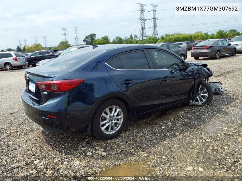 2016 Mazda Mazda3 I Grand Touring VIN: 3MZBM1X77GM307692 Lot: 40229504