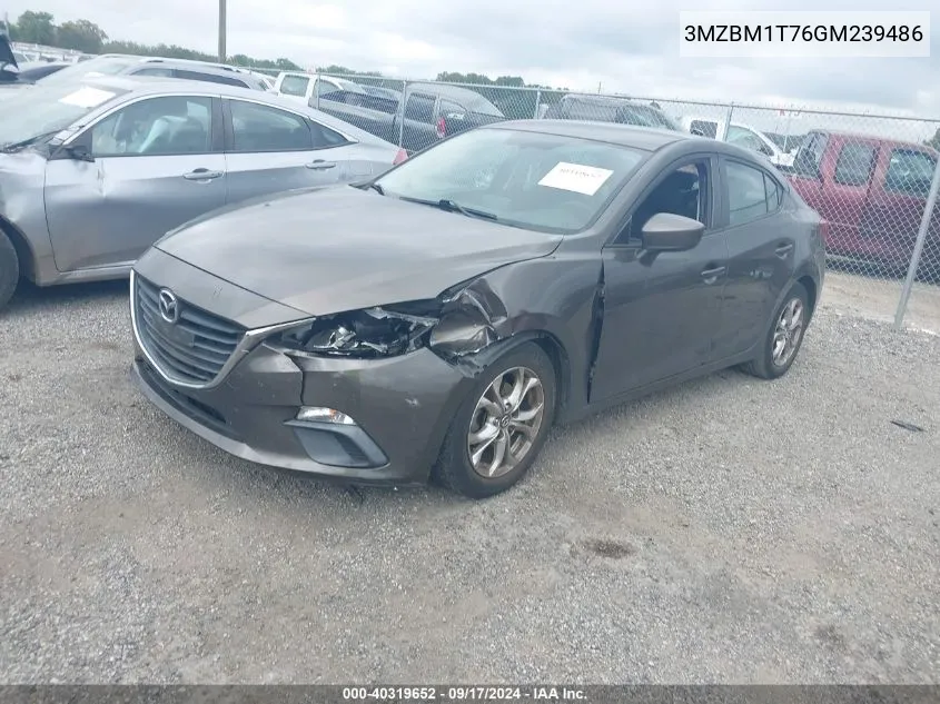 3MZBM1T76GM239486 2016 Mazda Mazda3 I Sport