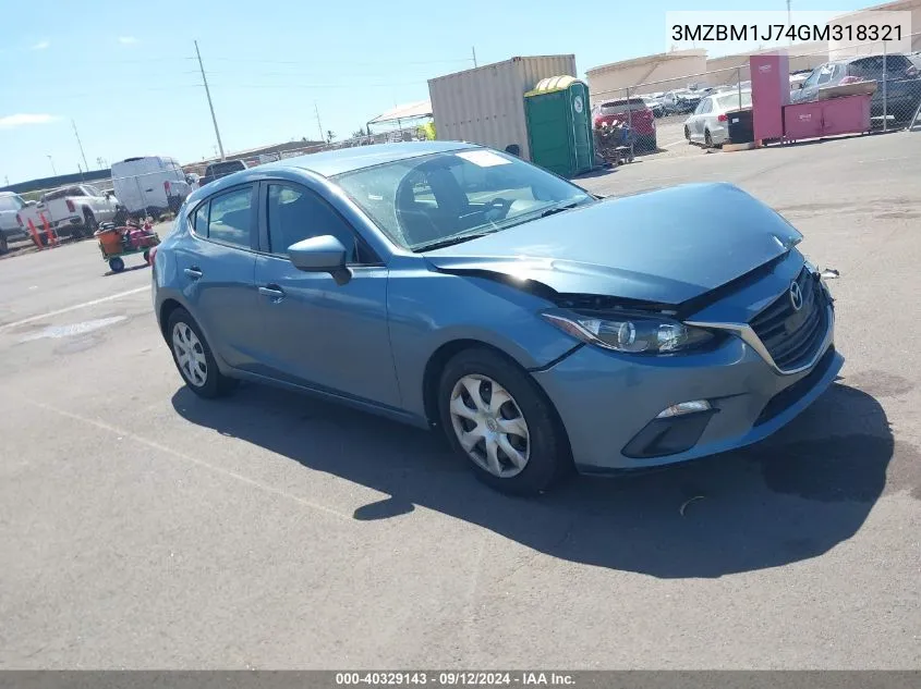 3MZBM1J74GM318321 2016 Mazda Mazda3 I Sport