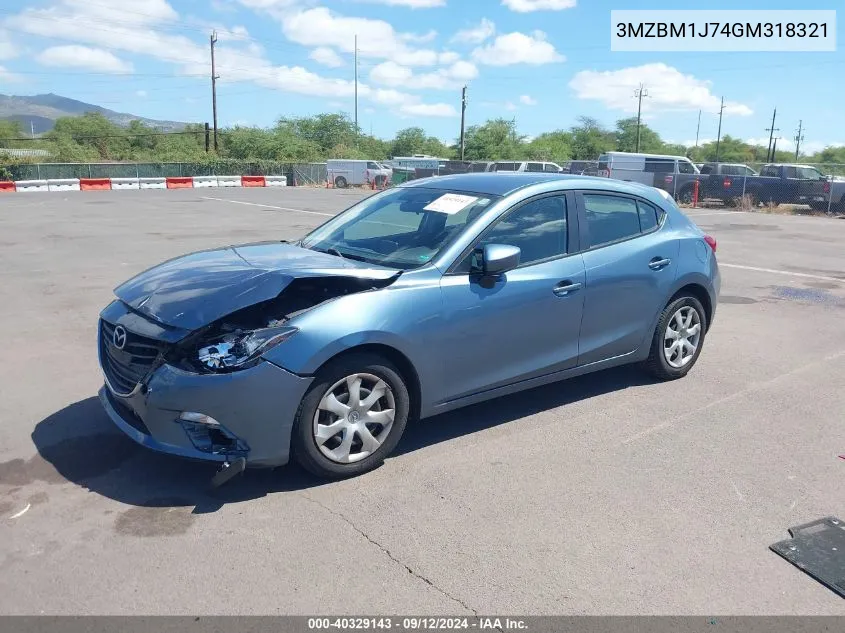 3MZBM1J74GM318321 2016 Mazda Mazda3 I Sport