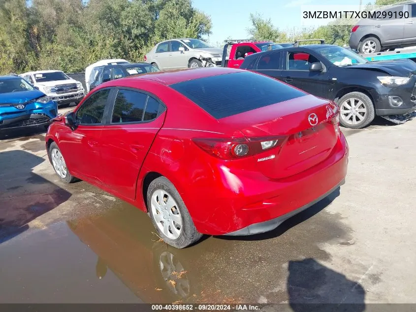 3MZBM1T7XGM299190 2016 Mazda Mazda3 I Sport